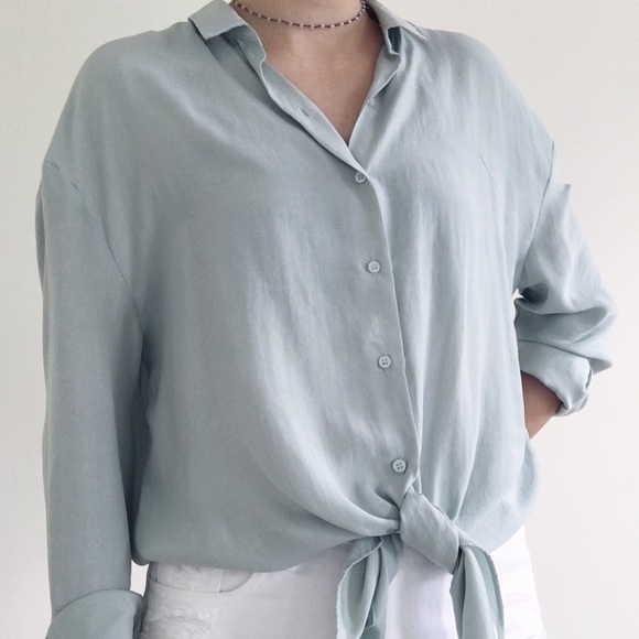 Vestique Button Down Blouse - Picture 1 of 4